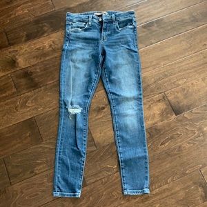 Joe’s jeans mid rise skinny ankle